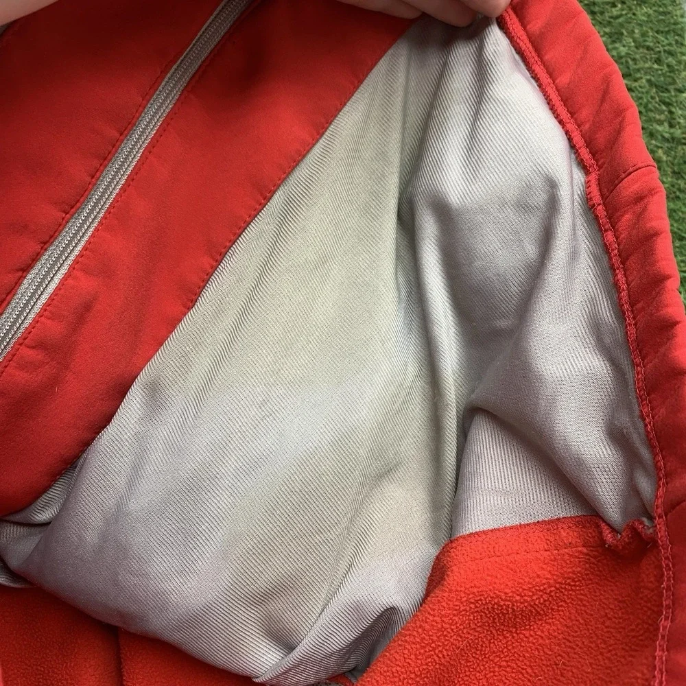 Ohio State Buckeyes Jacket Mens Large 58 Sports Red & Grey Therma Fit OSU Sports